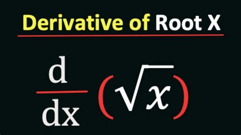 root x differentiation|More.